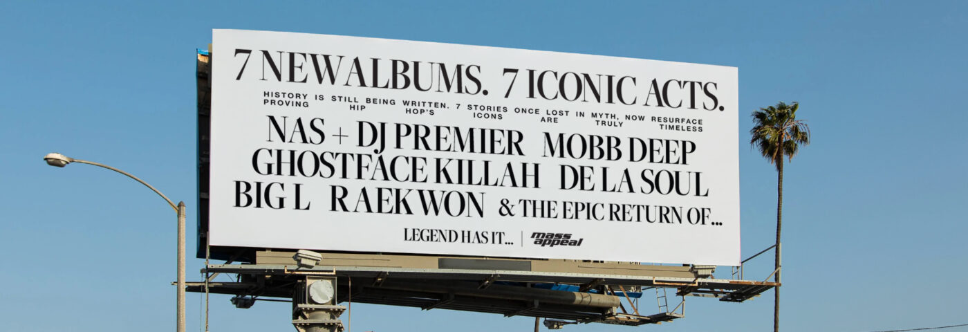 L'appel de masse annonce sept nouveaux albums des stars du rap emblématiques NAS & DJ Premier, de la Soul, Ghostface Killah, Raekwon et plus