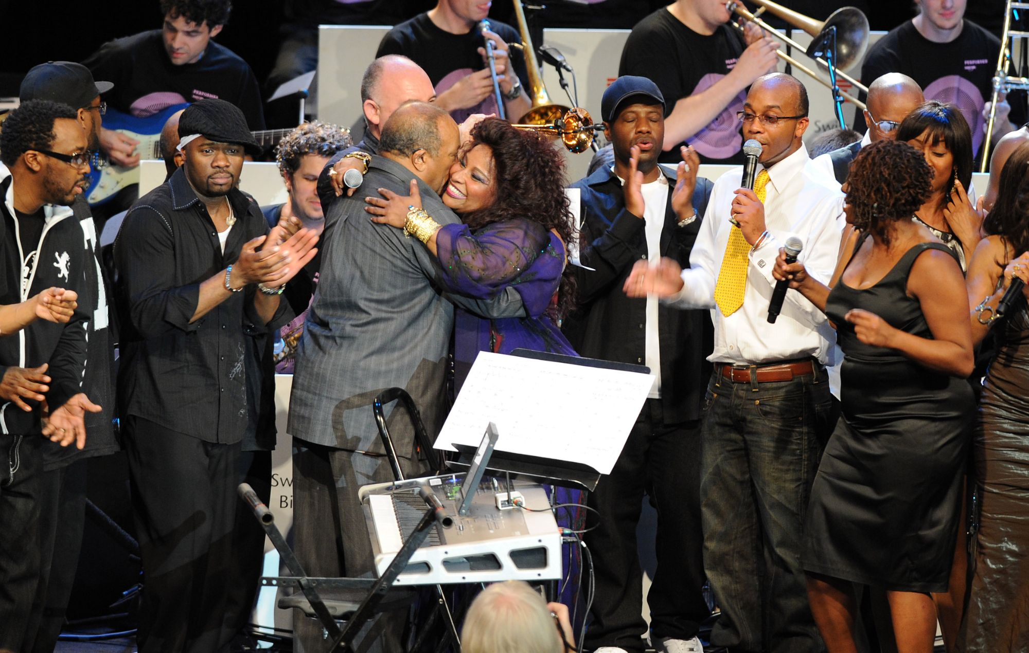Quincy Jones et Chaka Khan.