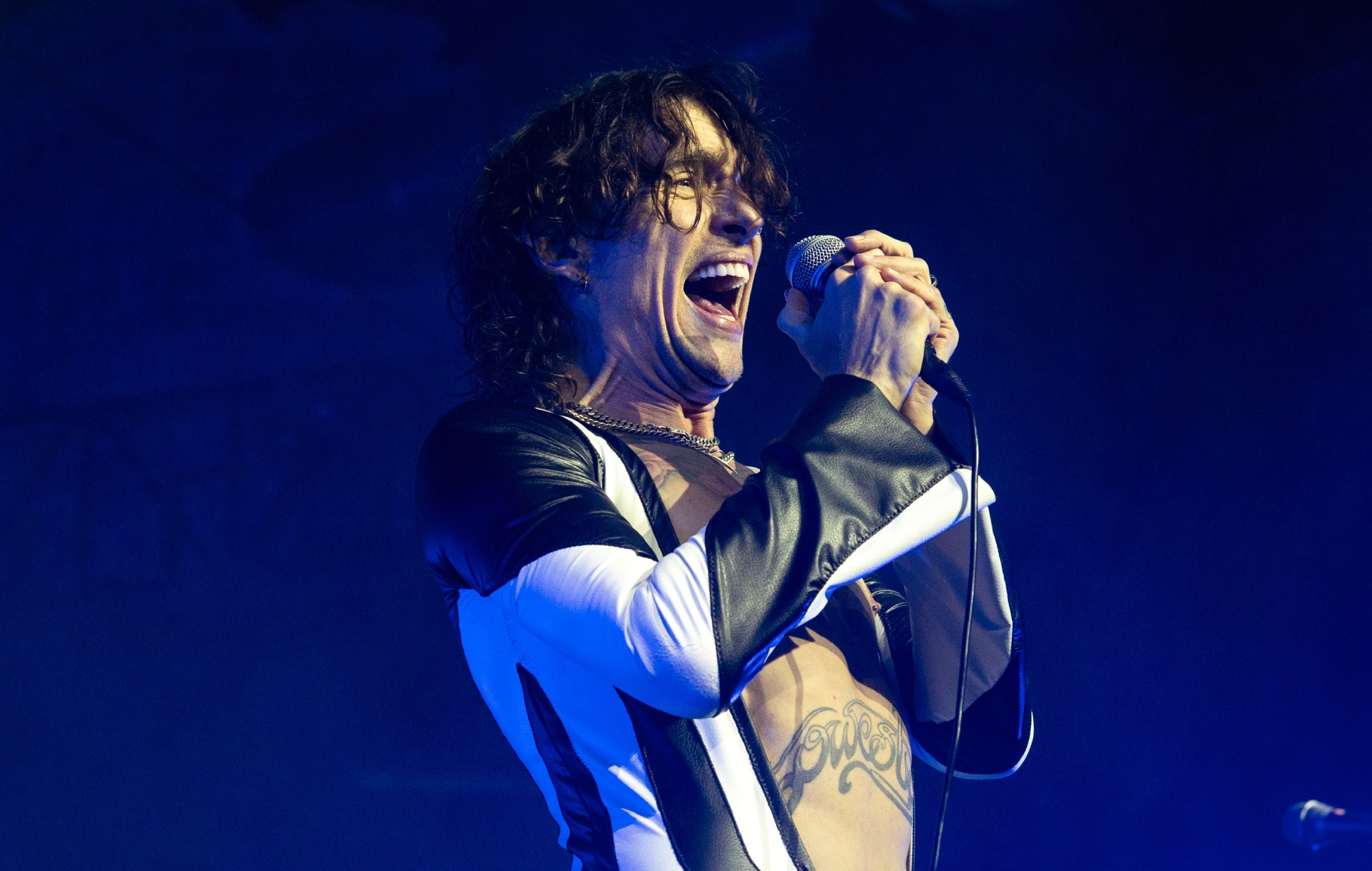 Justin Hawkins de The Darkness (photo de Mairo Cinquetti / Sopa Images / Lightrocket via Getty Images)