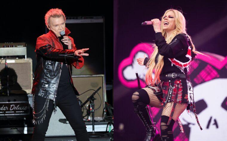 Regardez Billy Idol et Avril Lavigne interpréter la collaboration pop-punk '77' sur 'Kimmel'