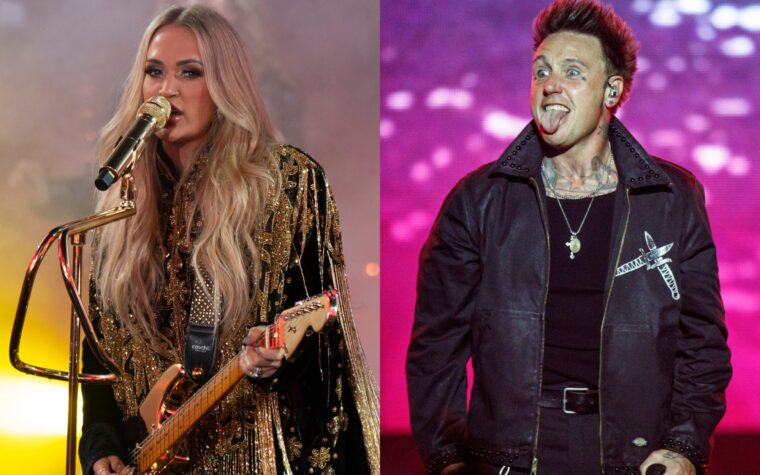 Regardez Carrie Underwood rejoindre Papa Roach sur scène pour 'Last Resort' et plus