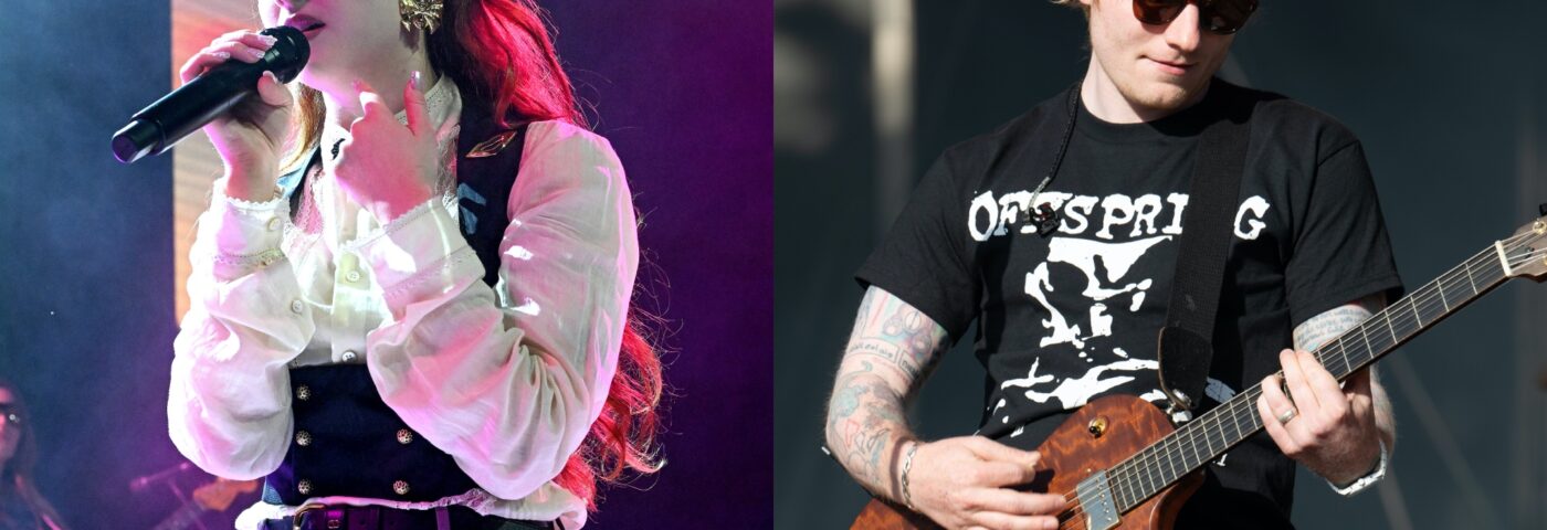 Regardez Ed Sheeran Couverture Chappell Roan tout en étant déguisé en emo dans le métro de New York Regardez Ed Sheeran Couverture Chappell Roan tout en étant déguisé en emo dans le métro de New York