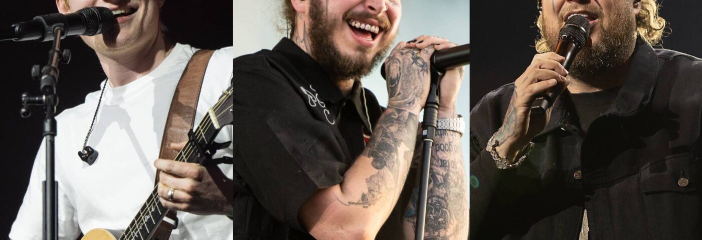 Regardez Ed Sheeran et Jelly Roll Rejoignez Post Malone alors qu'il ferme Coachella 2025
