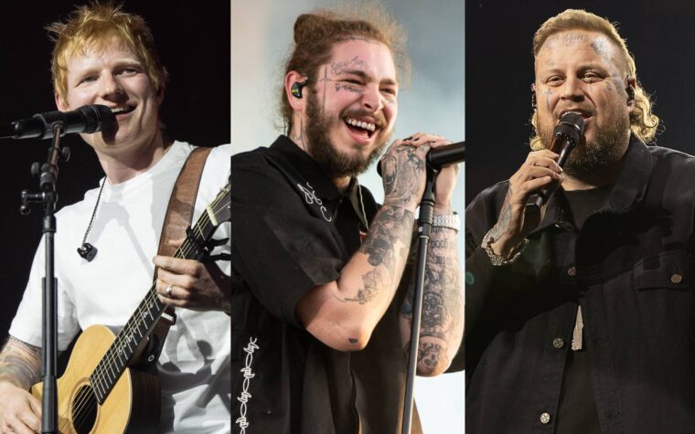 Regardez Ed Sheeran et Jelly Roll Rejoignez Post Malone alors qu'il ferme Coachella 2025