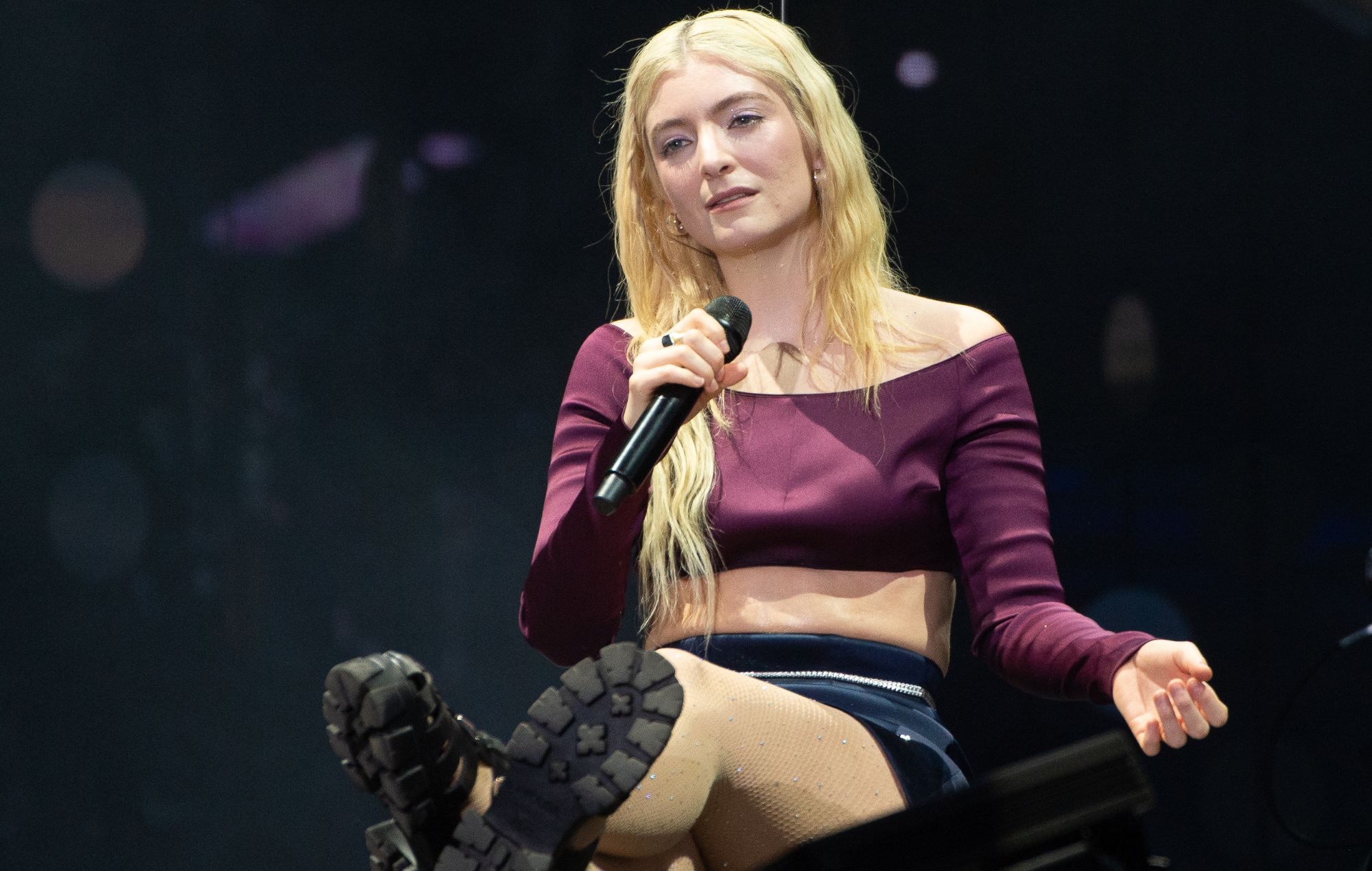 Lorde se produit au Sziget Festival