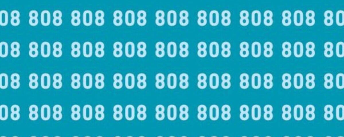 Saurez-vous repérer le 888 parmi les 808 en moins de 25 secondes ?