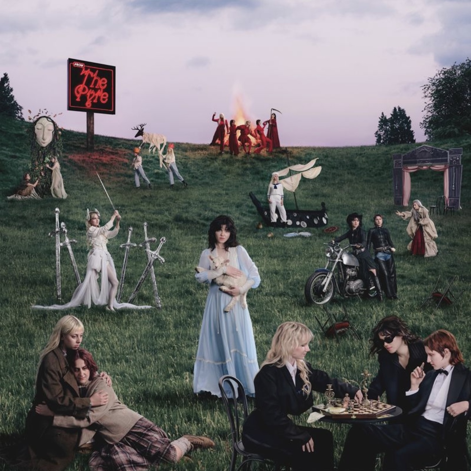 Les illustrations de l'album «The Pyre» de l'album «The Pyre»