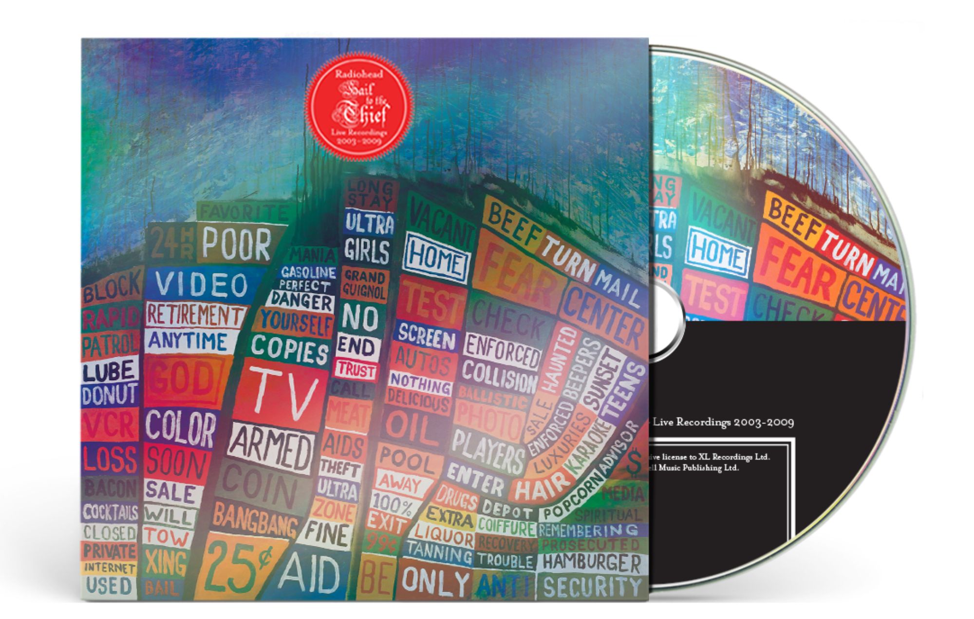 CD `` Hail to the Thief Live 2003 - 2009 ''