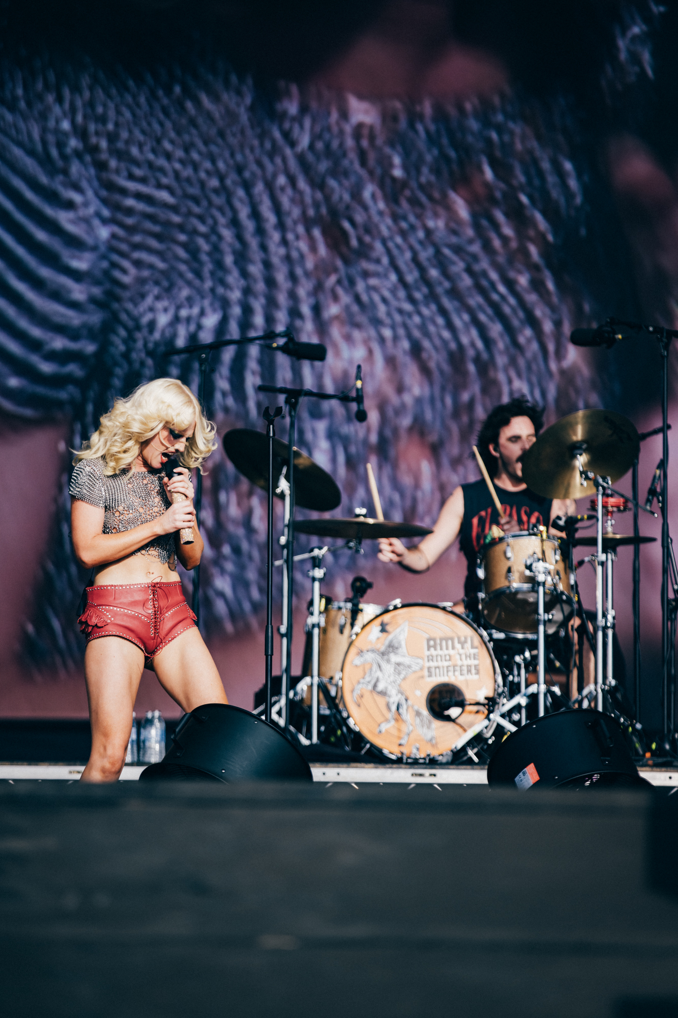 Amyl & The Sniffers Live à Reading 2025. Crédit: Derek Bremner pour NME