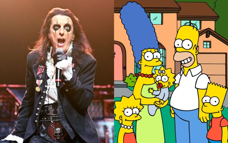 Alice Cooper "Absolument" veut exprimer un caractère sur «les Simpsons»