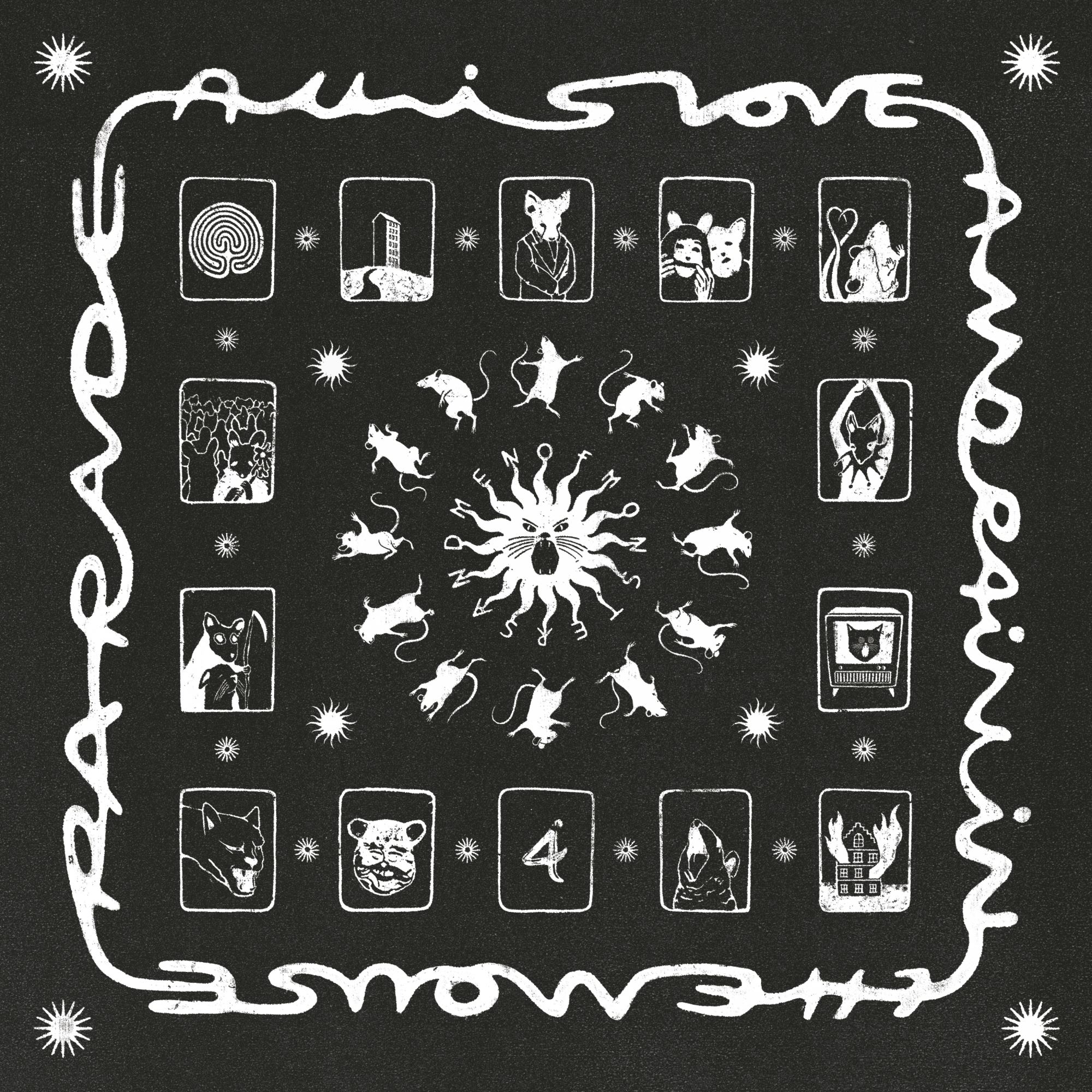 Illustration de l'album pour Monsters & Men's 'All Is Love and Pain in the Mouse Parade