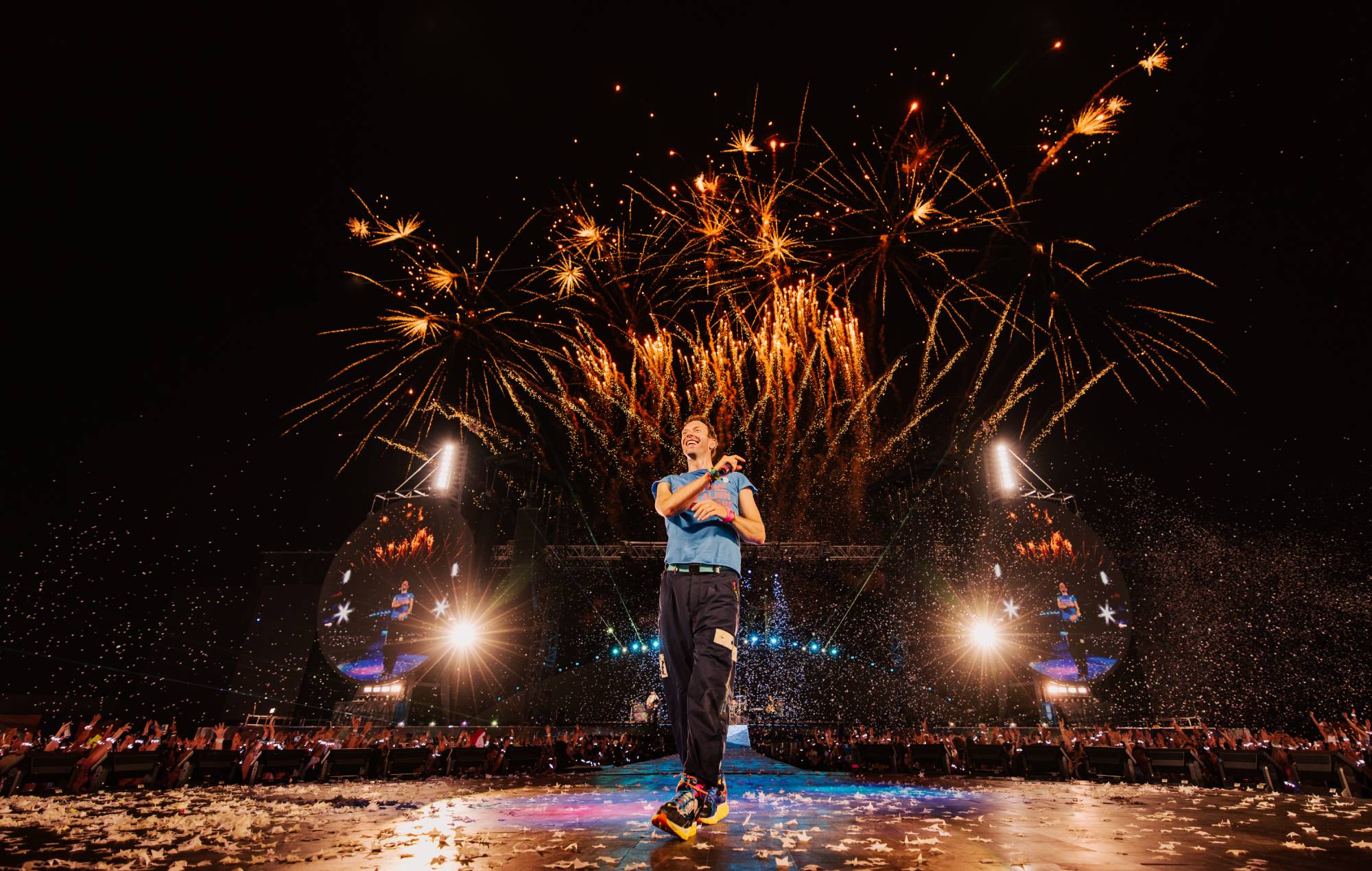 Coldplay Live, 2025. Crédit: Anna Lee