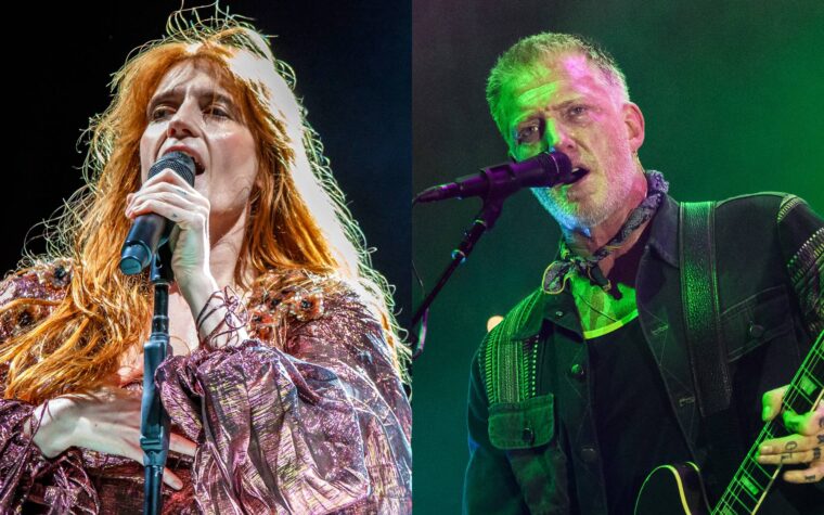 Josh Homme, Queens of the Stone Age, à la fin de Florence Welch sur leur couverture de Johnny Cash et June Carter