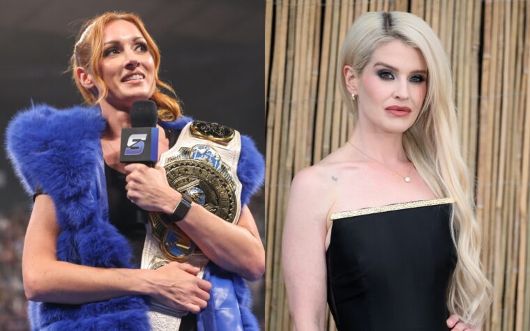 Kelly Osbourne frappe au lutteur Becky Lynch au-dessus de la blague d'Ozzy