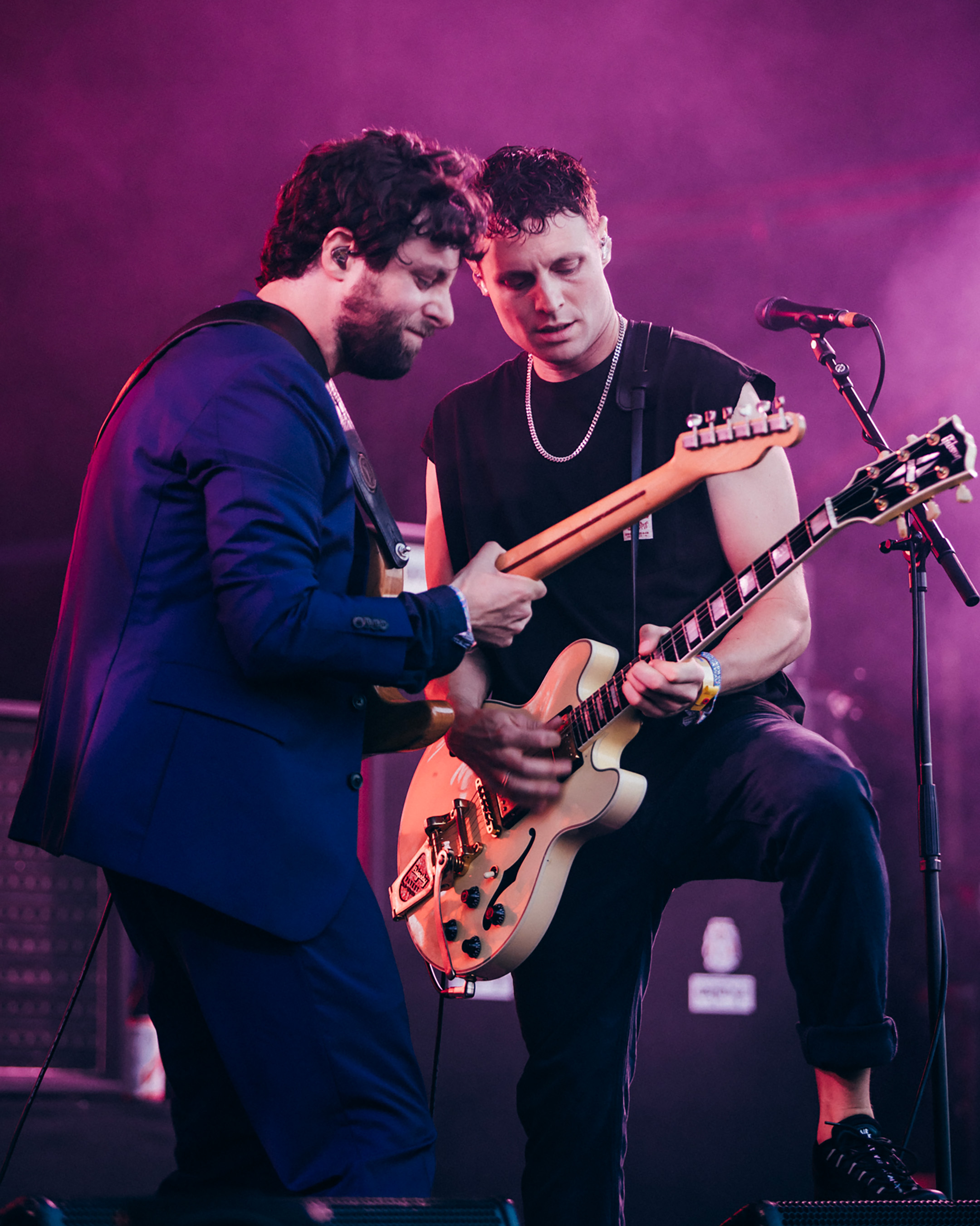 Les Maccabes vivent à Glastonbury 2025, photo de Derek Bremner