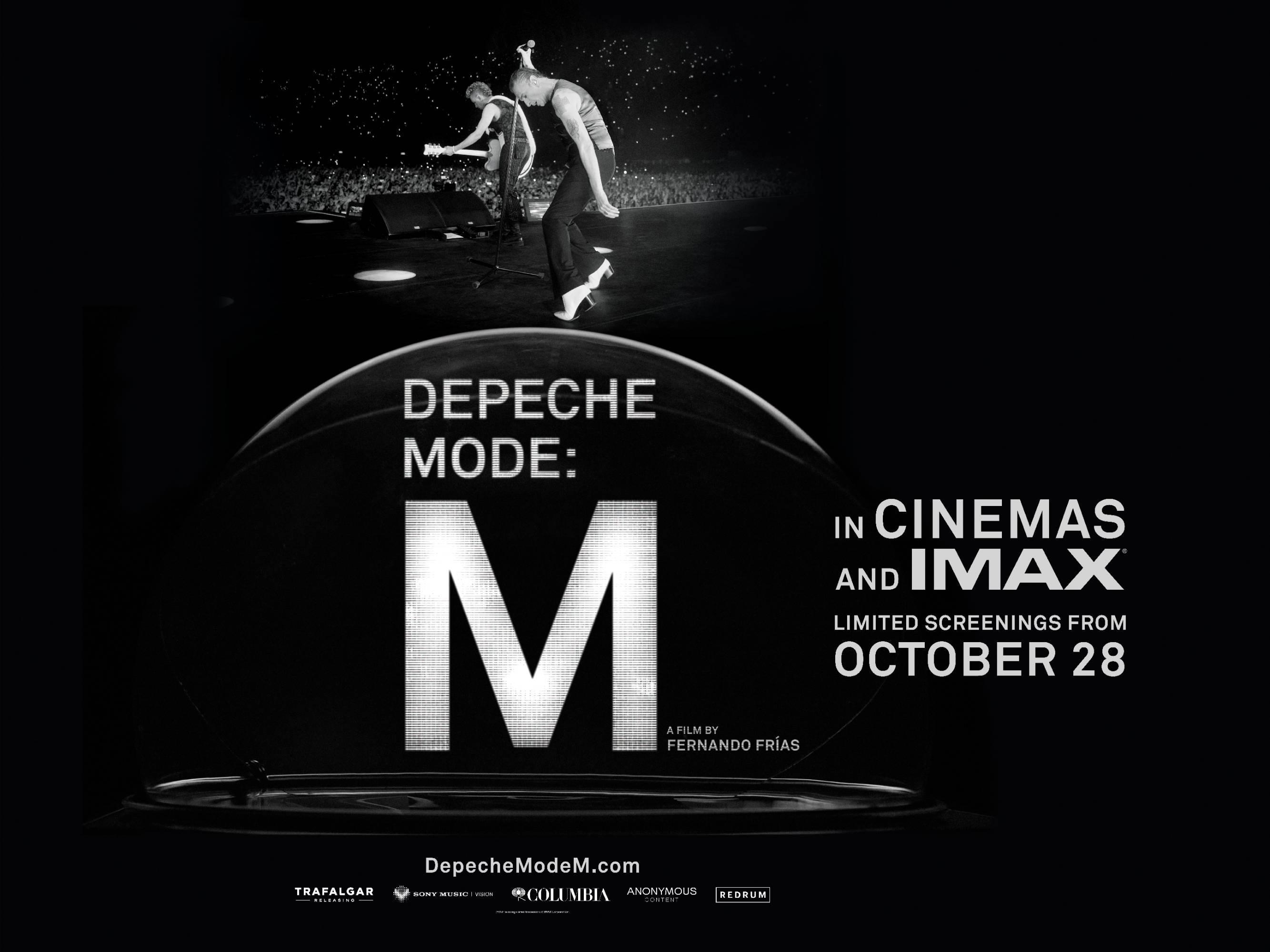 L'affiche pour «Depeche Mode: M». Crédit: appuyez sur