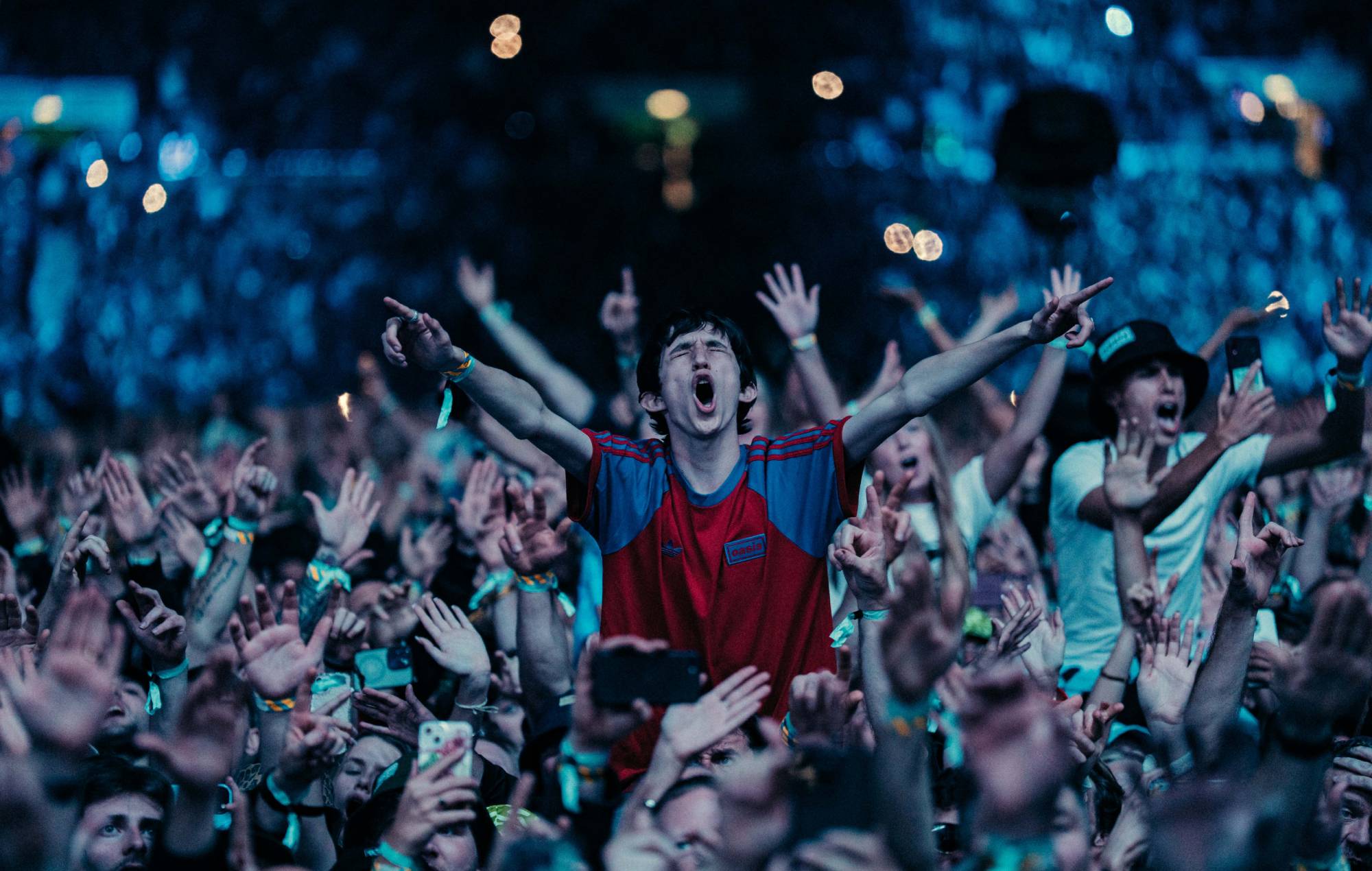 La dernière nuit d'Oasis au Wembley Stadium. Crédit: enregistrements Big Brother