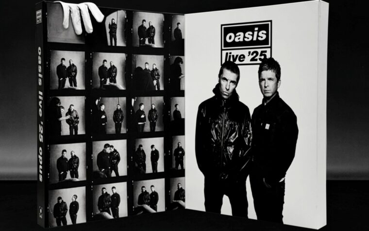 Le livre 'Oasis Live '25 Opus' a annoncé un tour de retrouvailles et des photos de tournée en direct
