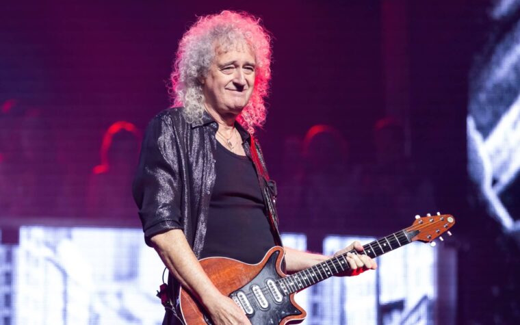 Brian May dit que la reine "a été en studio" et est "très passionnée" à jouer à Las Vegas Sphère