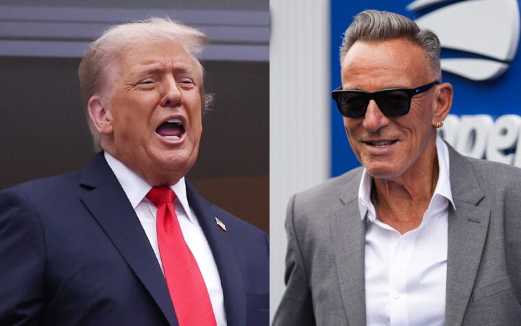 Bruce Springsteen était assis à quelques mètres de Donald Trump à Us Open
