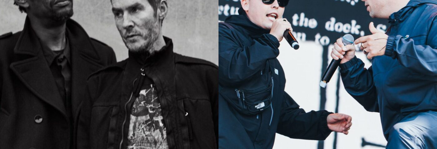 Massive Attack et Ben Jamal présentent des rabats à Wembley Arena comme «un groupe qui a refusé d'être réduit au silence pour leur solidarité avec le peuple palestinien»