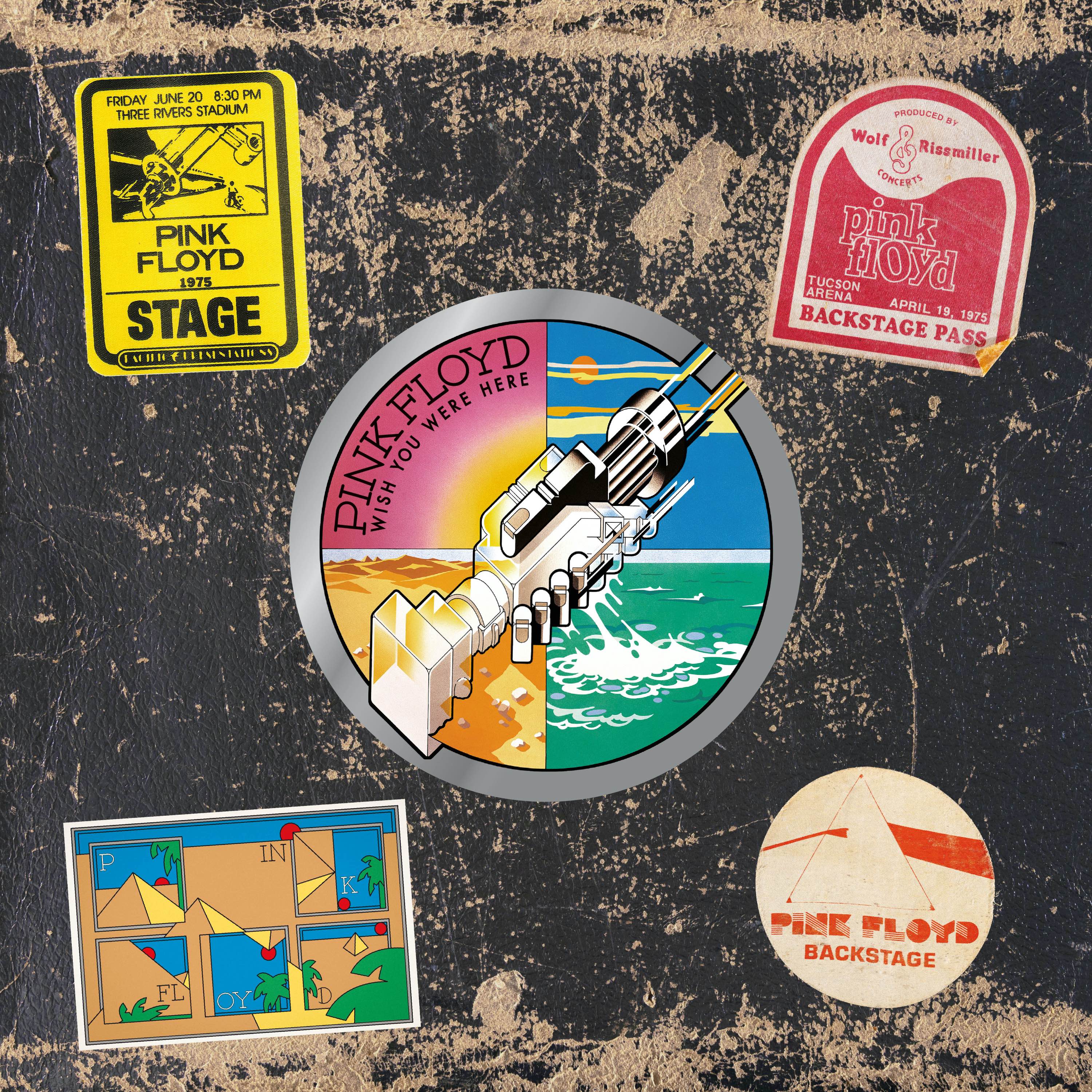 L'illustration officielle de la couverture pour `` Wish You's Here 50 'de Pink Floyd' 