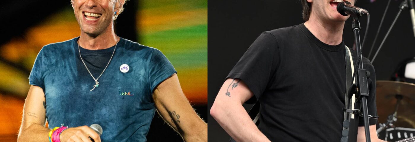 Regardez Tim Wheeler d'Ash rejoindre Coldplay pour les 'Clocks' au stade Wembley