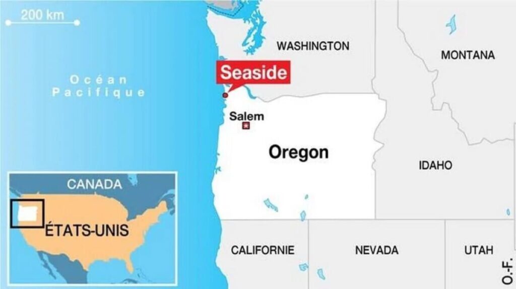 Une apparition surprenante au nord du Pacifique