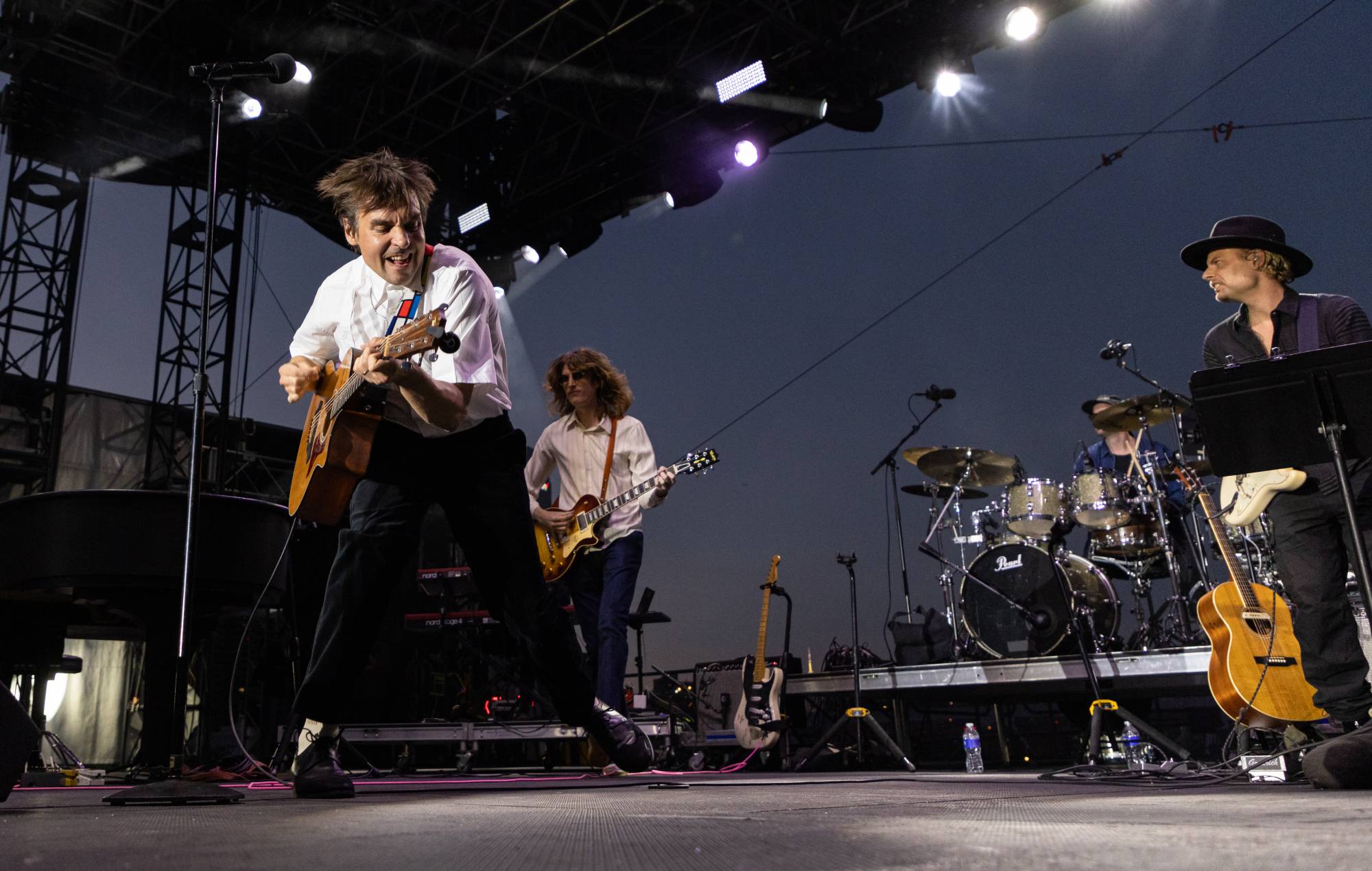 Justin Craig et Will Butler au 7e Elsie Fest annuel qui s'est tenu sur le toit du Quai 17 (Photo de Stephanie Augello/Variety via Getty Images)