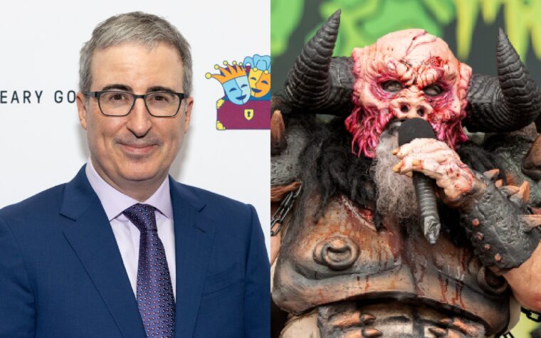 John Oliver vend aux enchères un bidet signé par Blöthar de Gwar pour collecter des fonds pour les médias publics