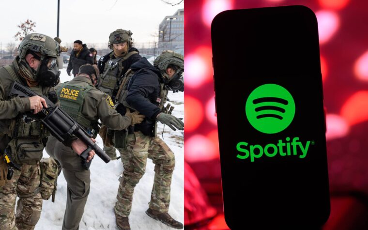 ICE ne diffuse plus de publicités sur Spotify ICE ne diffuse plus de publicités sur Spotify