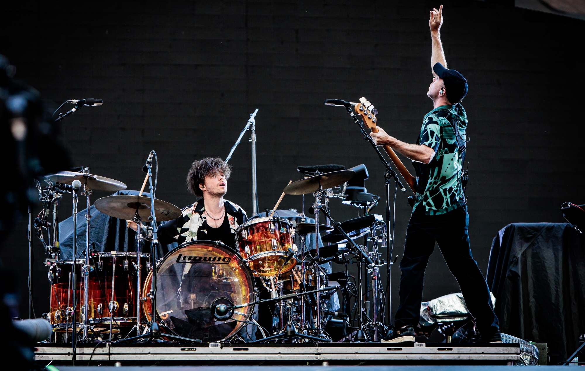 Jonny Scott et Martin Doherty de Chvrches à Milan (Photo de Sergione Infuso - Corbis/Corbis via Getty Images)