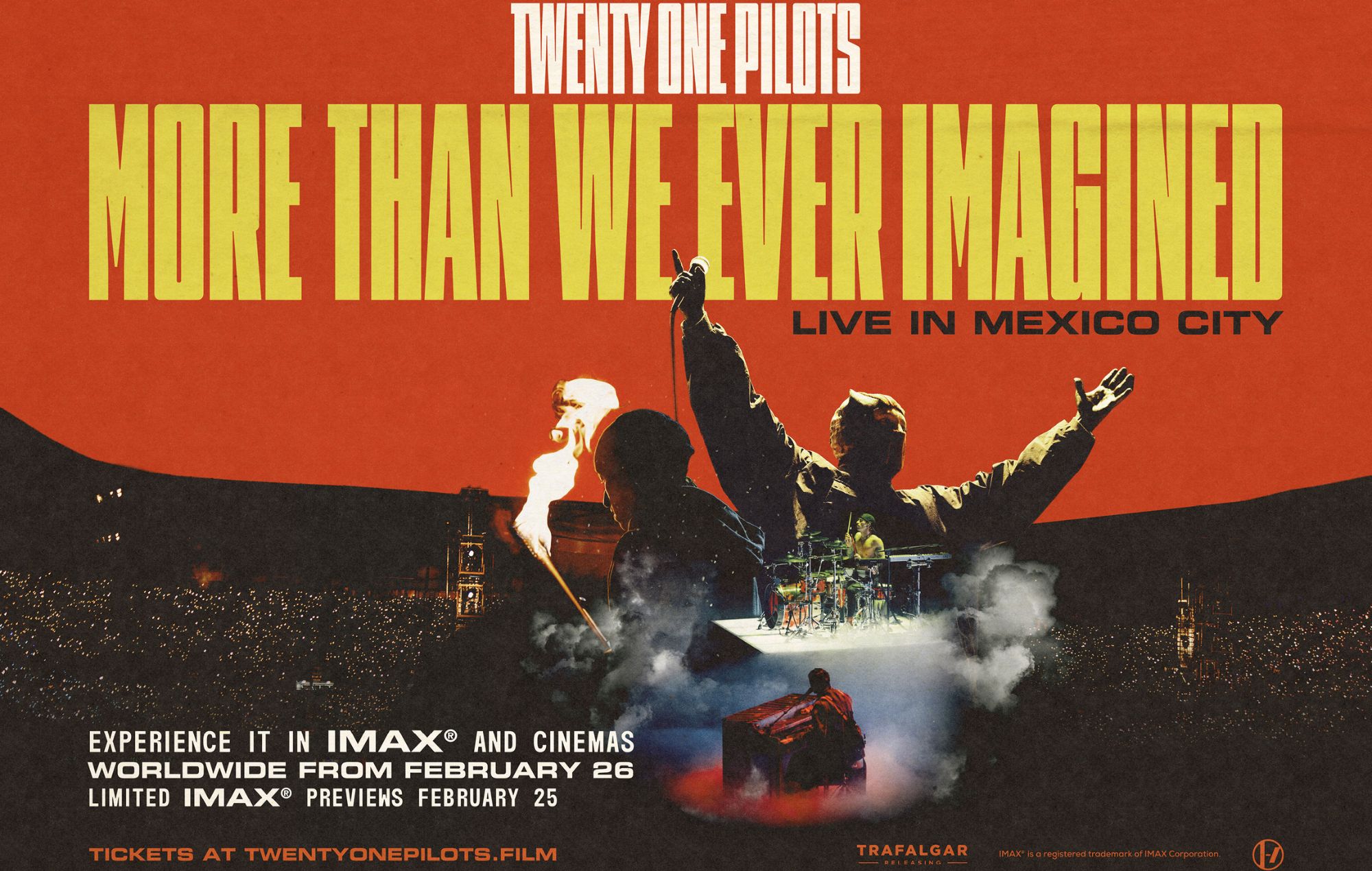 Affiche du film du concert de Twenty One Pilots