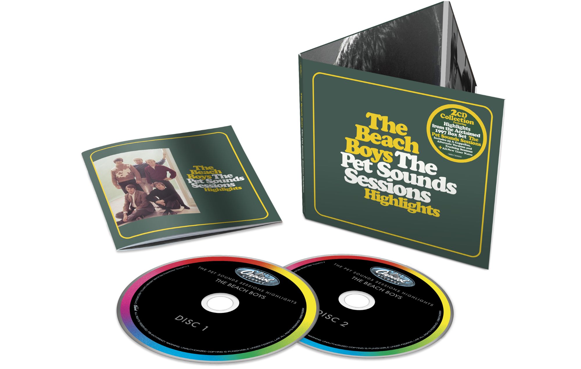 CD du 60e anniversaire « Pet Sounds » des Beach Boys. CRÉDIT : Presse