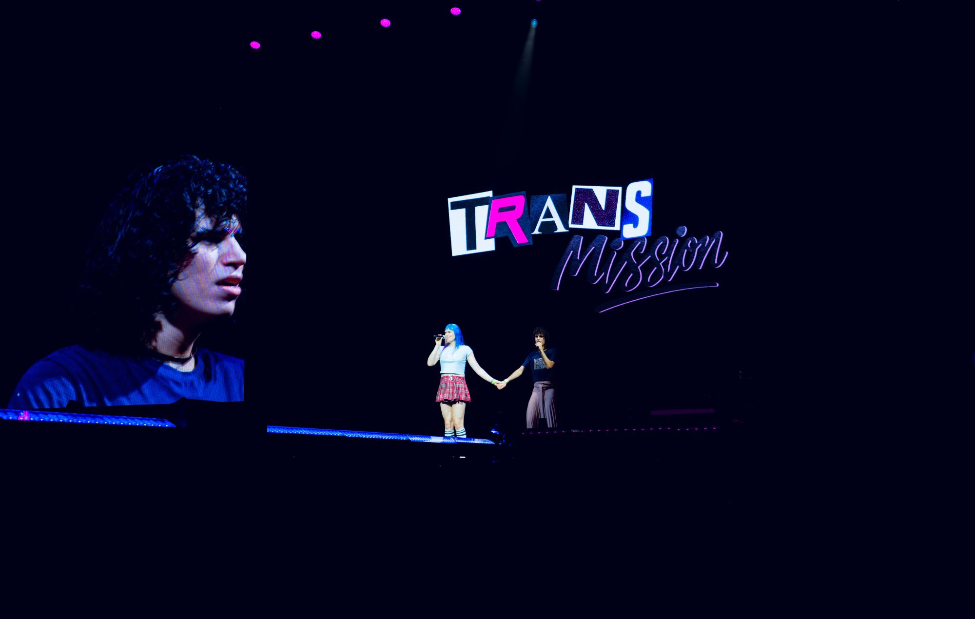 Jacob Alon et Jasmine.4.T à Trans Mission, Wembley. CRÉDIT : @Coco_amos
