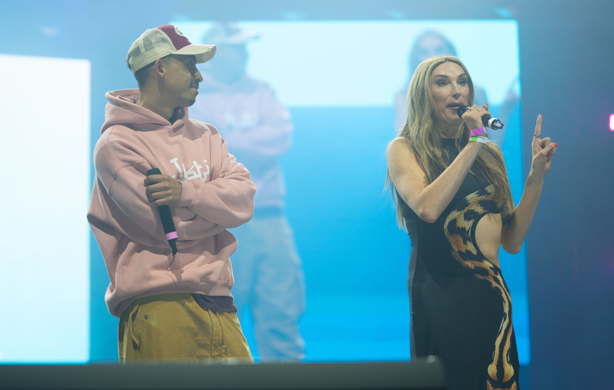 Jordan Stephens et Juno Dawson à Trans Mission, Wembley. CRÉDIT : @Coco_amos