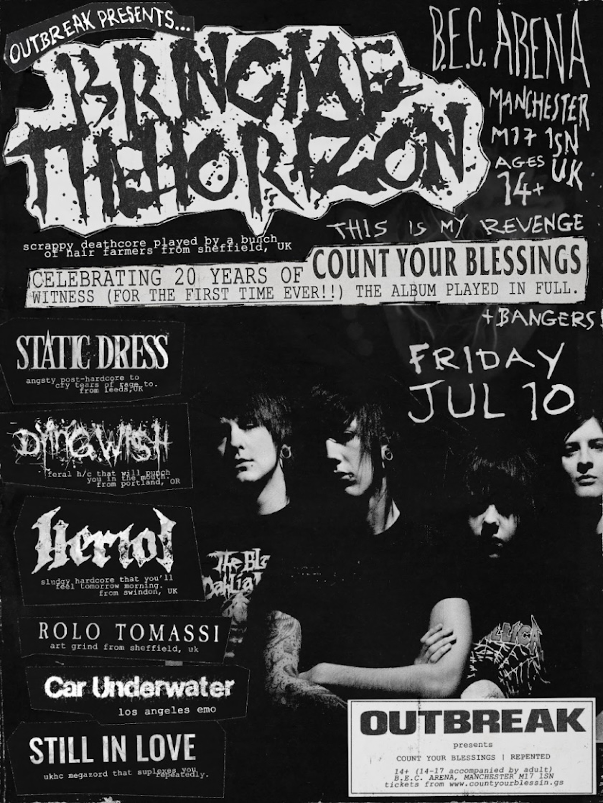 Affiche BMTH Outbreak 2026