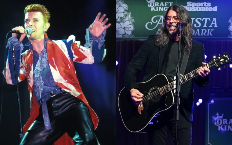 Dave Grohl se souvient d'avoir accidentellement insulté David Bowie : « J'ai fait marche arrière si vite » Dave Grohl se souvient d'avoir accidentellement insulté David Bowie : « J'ai fait marche arrière si vite »