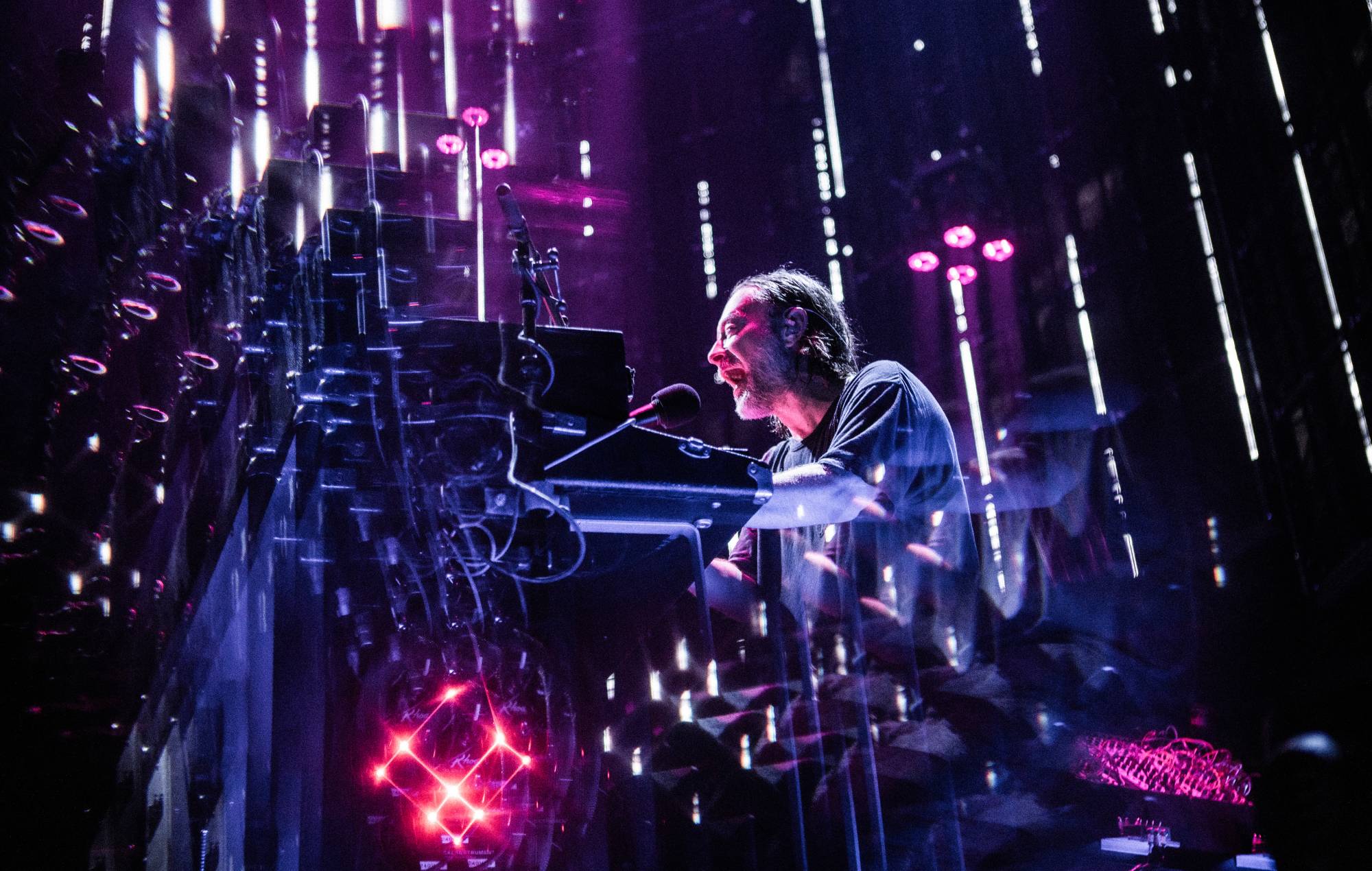 Radiohead, live à Madrid, 2025. Crédit : Alex Lake