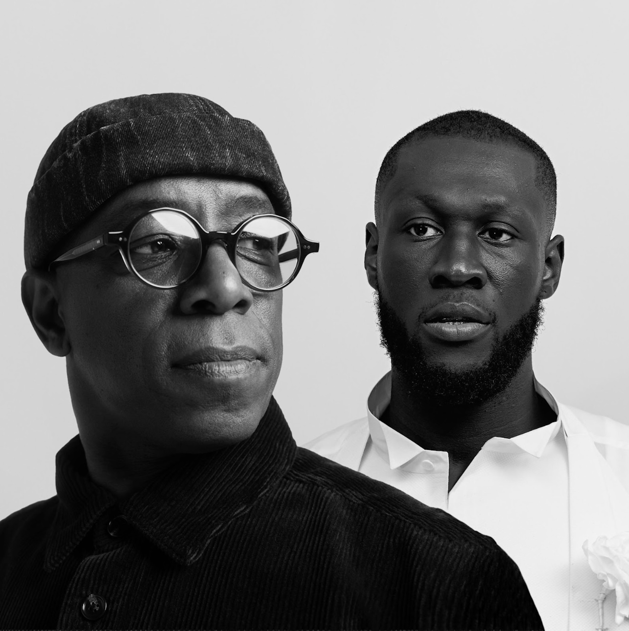 Ian Wright et Stormzy. CRÉDIT : #Merky Films