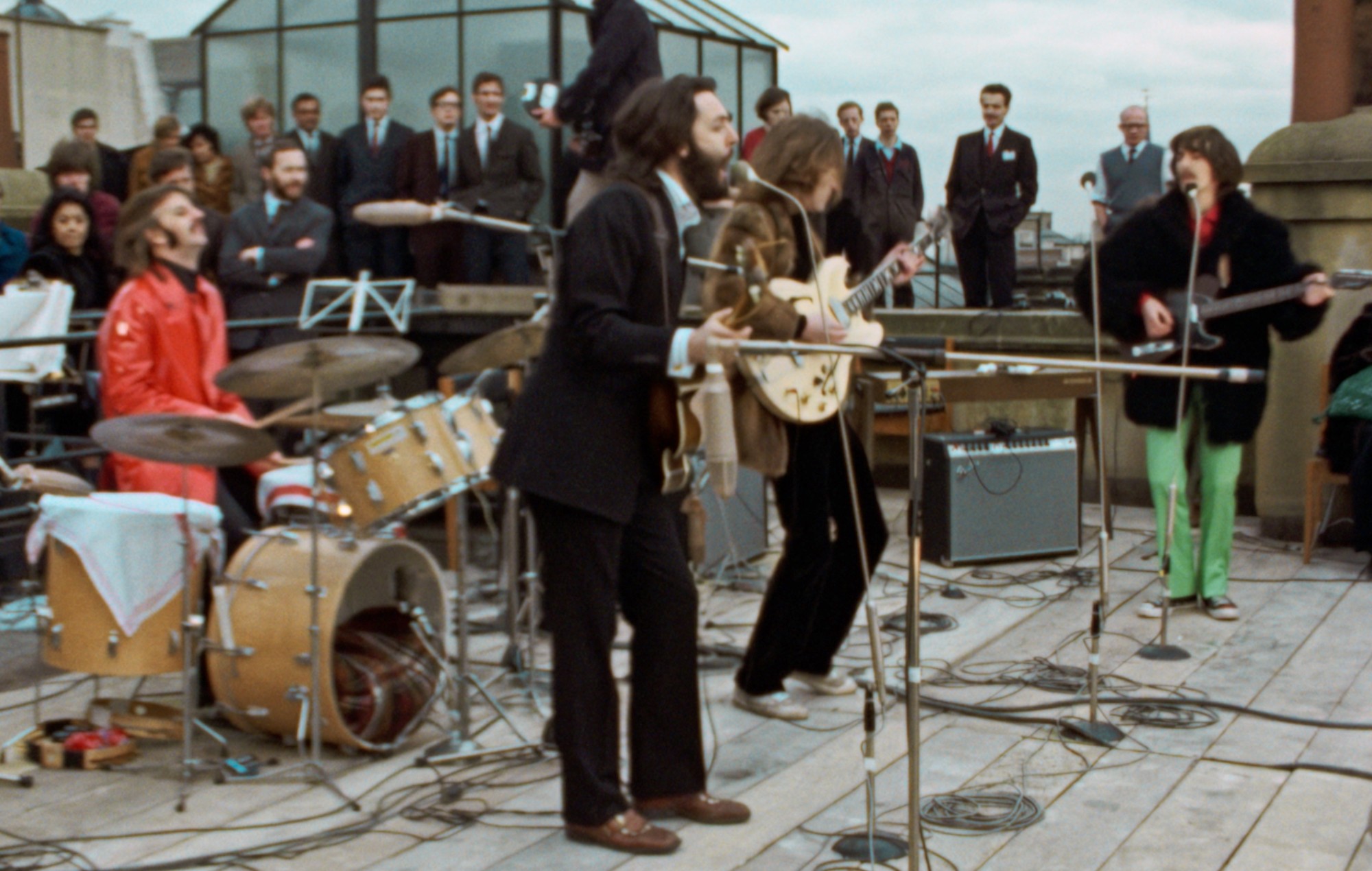 Le célèbre concert des Beatles sur le toit du siège d'Apple en 1969