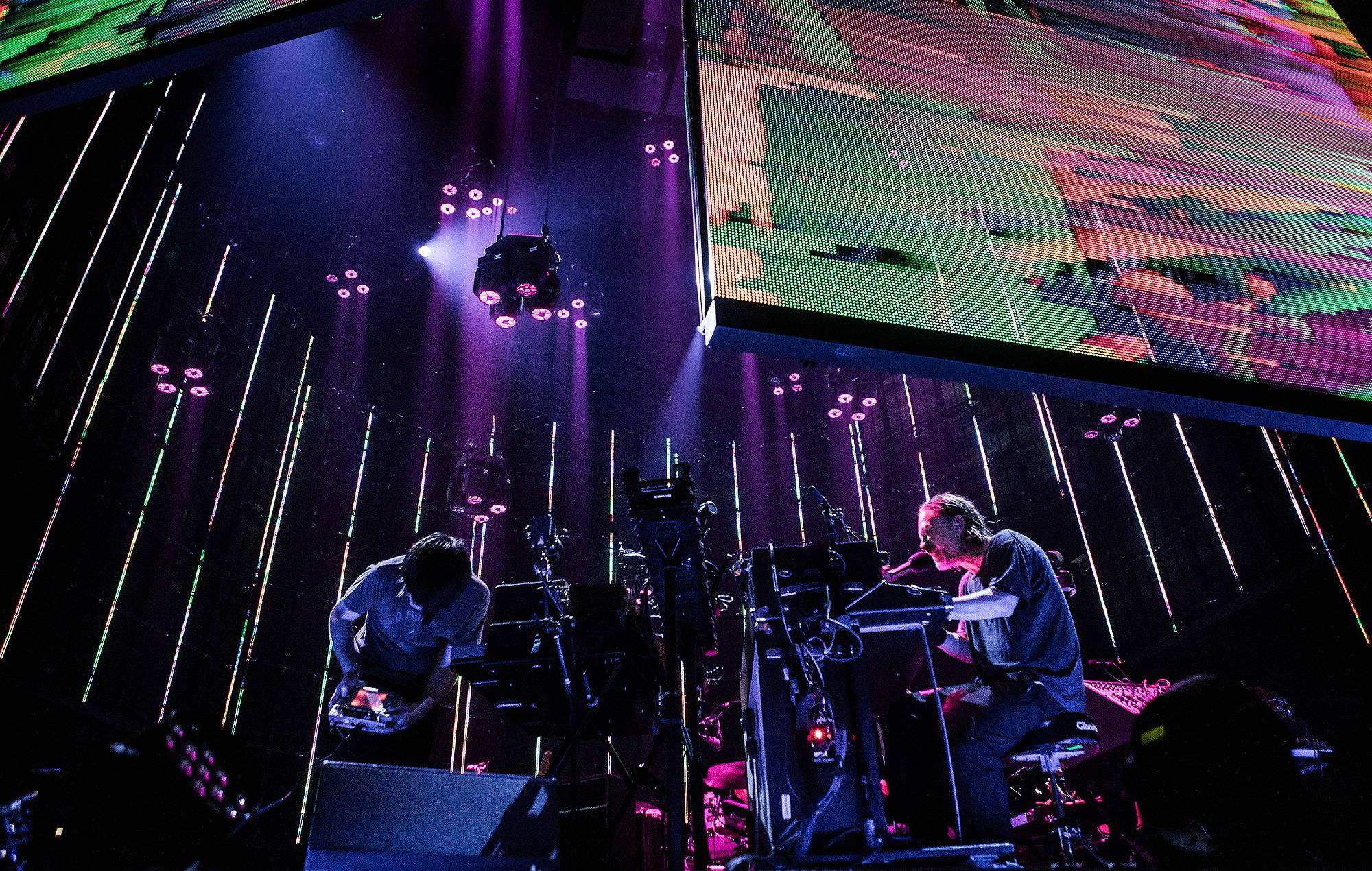 Radiohead, live à Madrid, 2025. Crédit : Alex Lake