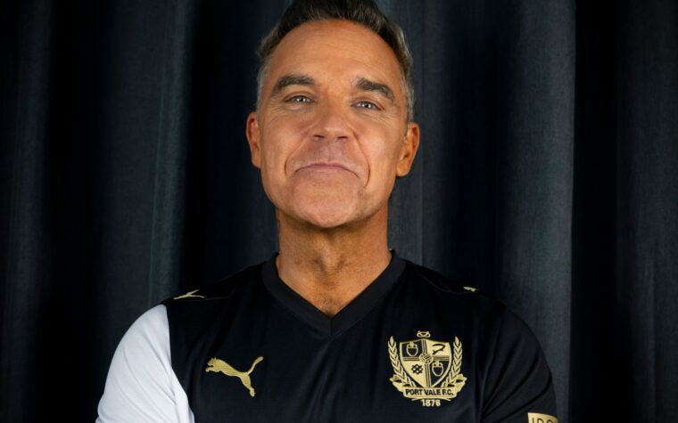 Robbie Williams nommé partenaire officiel du port Vale FC et ambassadeur de la Fondation Robbie Williams nommé partenaire officiel du port Vale FC et ambassadeur de la Fondation
