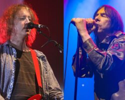 Regardez Kevin Shields de My Bloody Valentine retrouver Primal Scream sur scène en Irlande