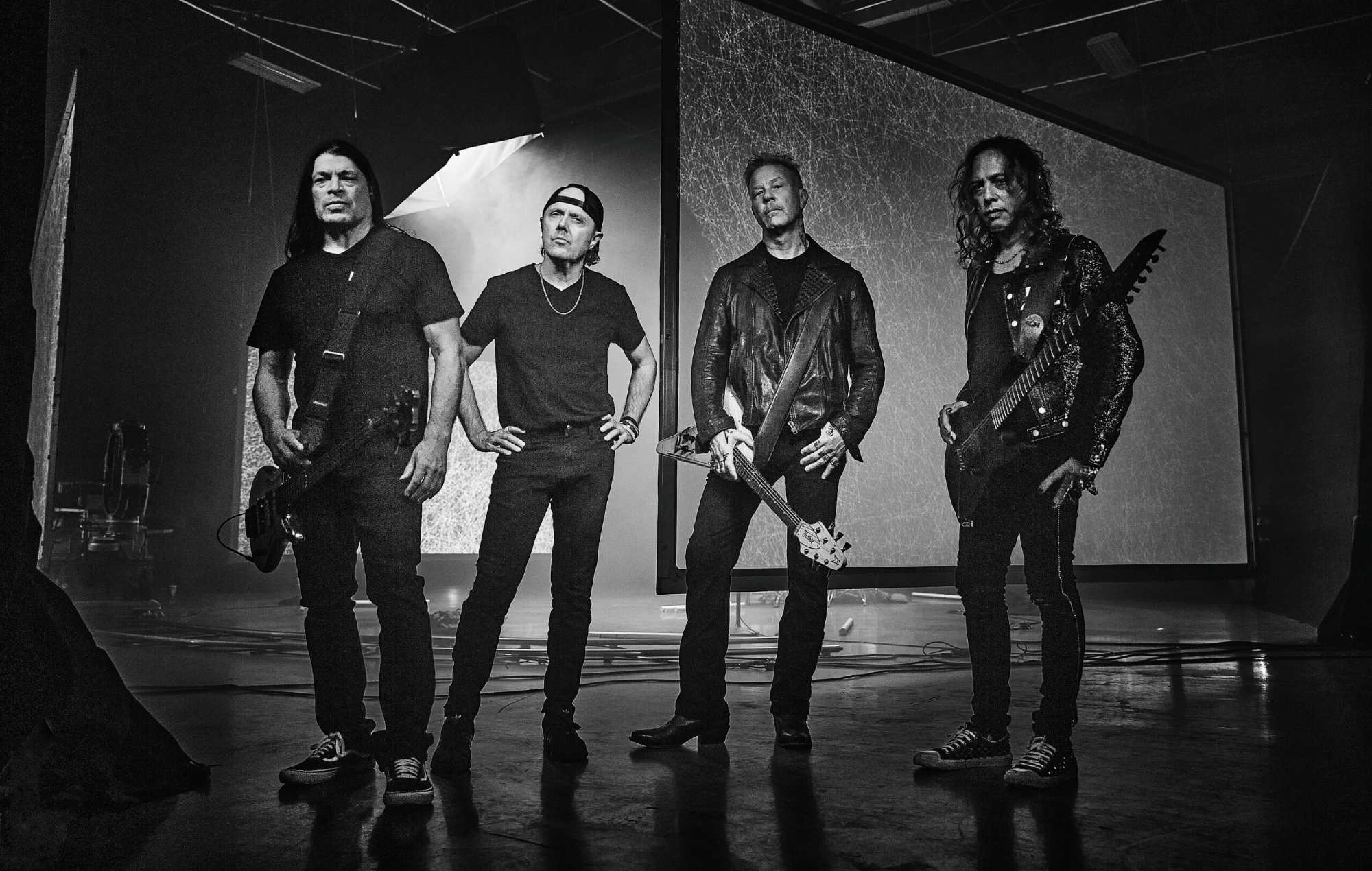 Photographie de presse Metallica, par Tim Saccenti