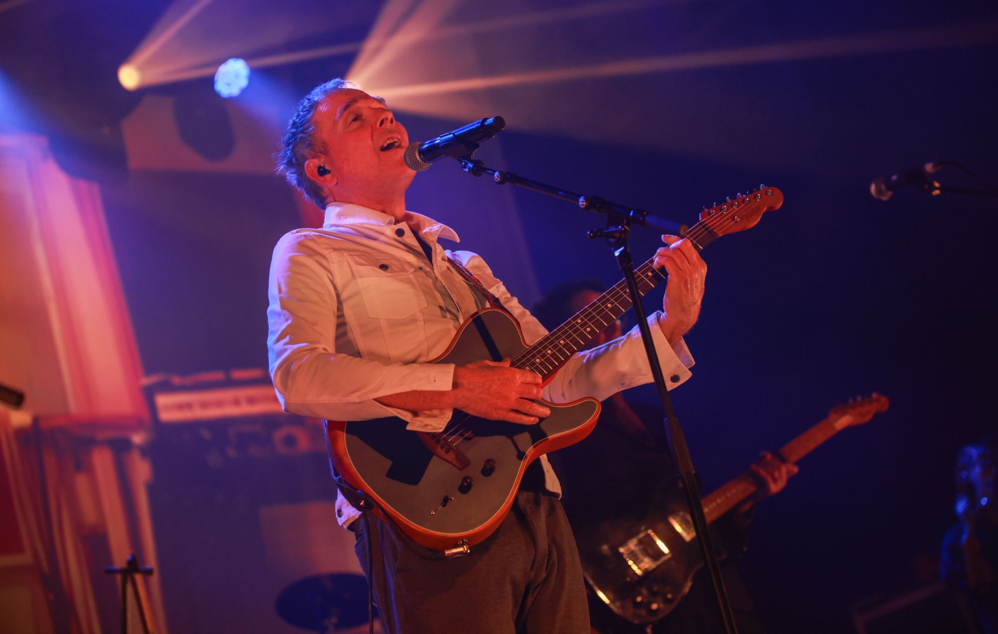 Stuart Murdoch de Belle & Sebastian en direct au 3Olympia Theatre de Dublin le 4 avril 2026 (Photo de Debbie Hickey/Getty Images)