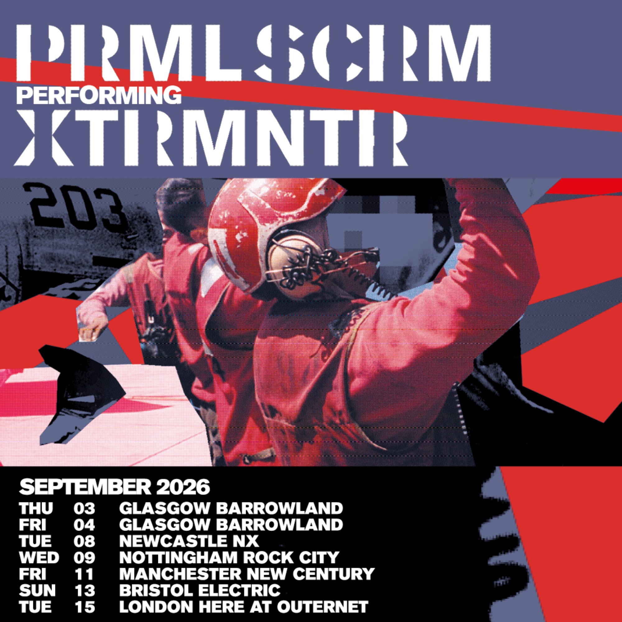 Primal Scream annonce la tournée anniversaire complète de 'XTRMNTR' au Royaume-Uni en 2026