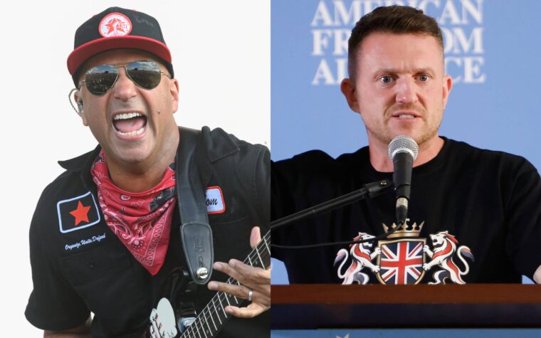 Tom Morello partage un message pour Tommy Robinson lors du téléchargement 2026 Tom Morello partage un message pour Tommy Robinson lors du téléchargement 2026