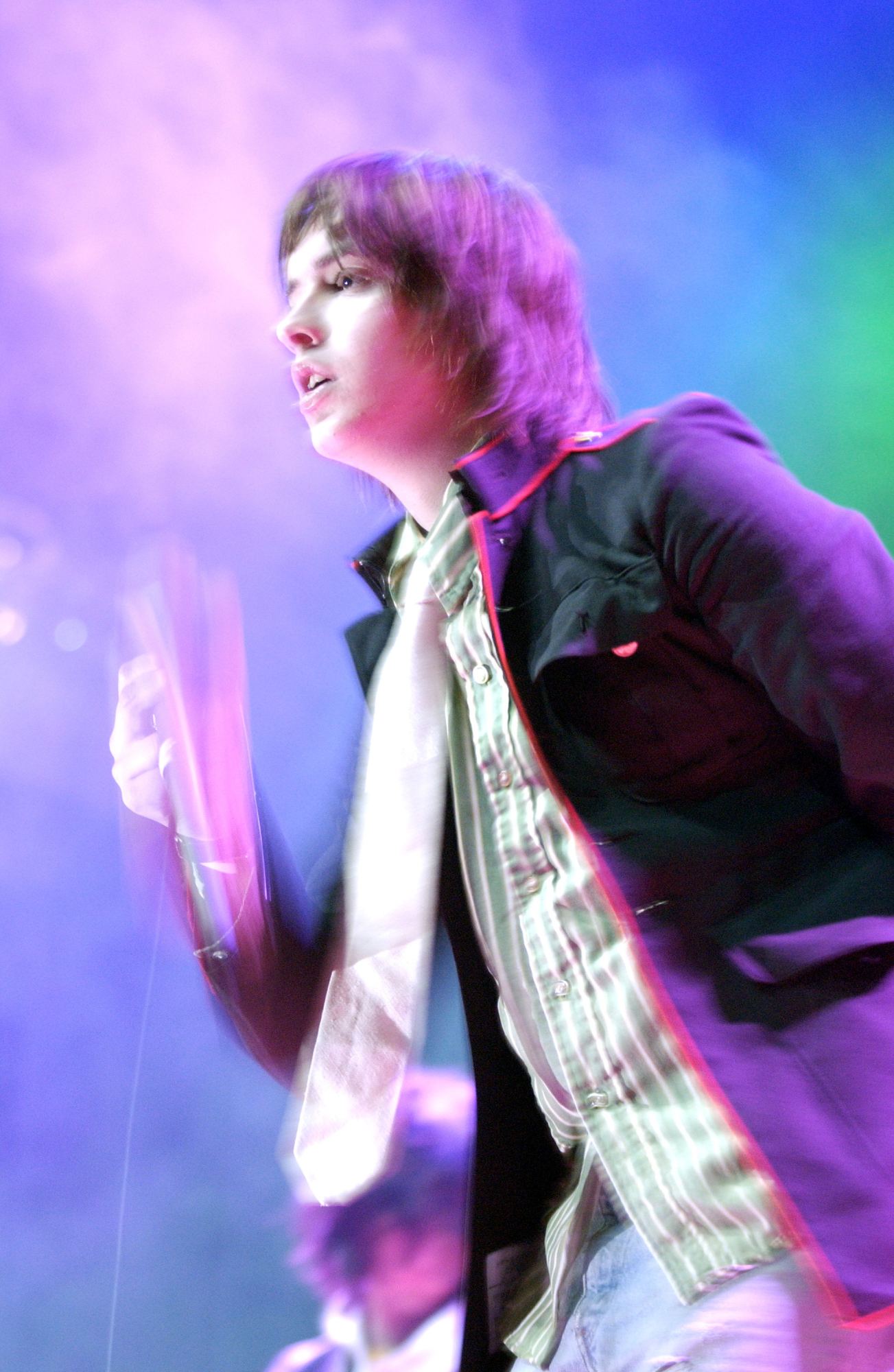 Julian Casablancas des Strokes se produit à la House of Blues de Las Vegas en 2002 (Photo de Scott Harrison/Getty Images)