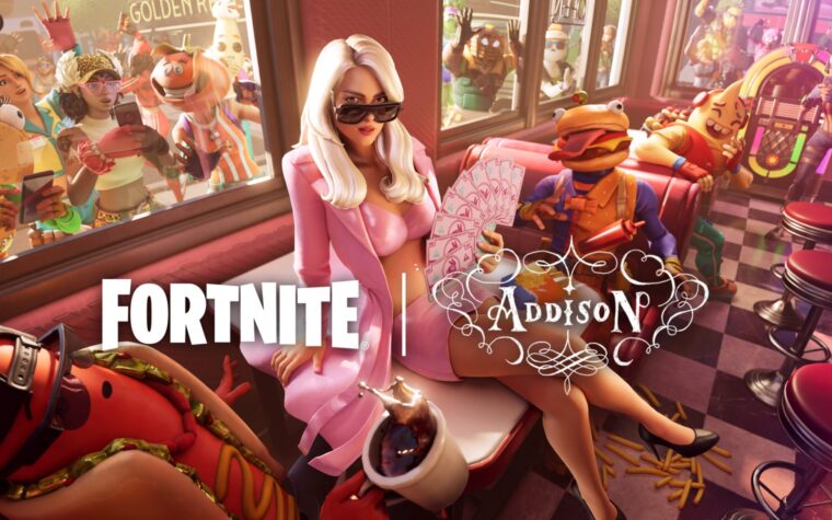 Tout est disponible avec la collaboration « Fortnite » d'Addison Rae Tout est disponible avec la collaboration « Fortnite » d'Addison Rae